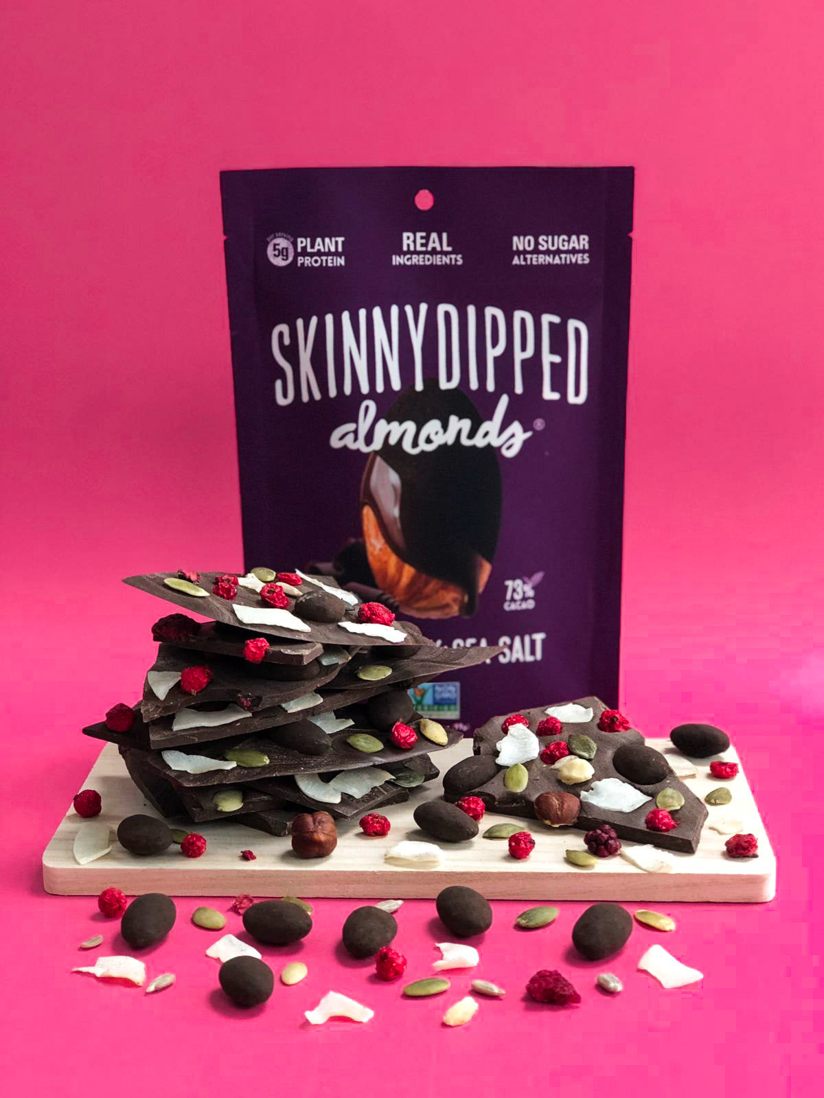Vegan SkinnyDipped ChocoBark