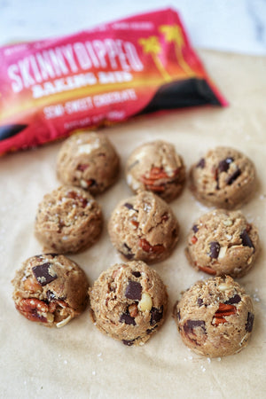 Chocolate Chip Pecan Cookie Dough Bites