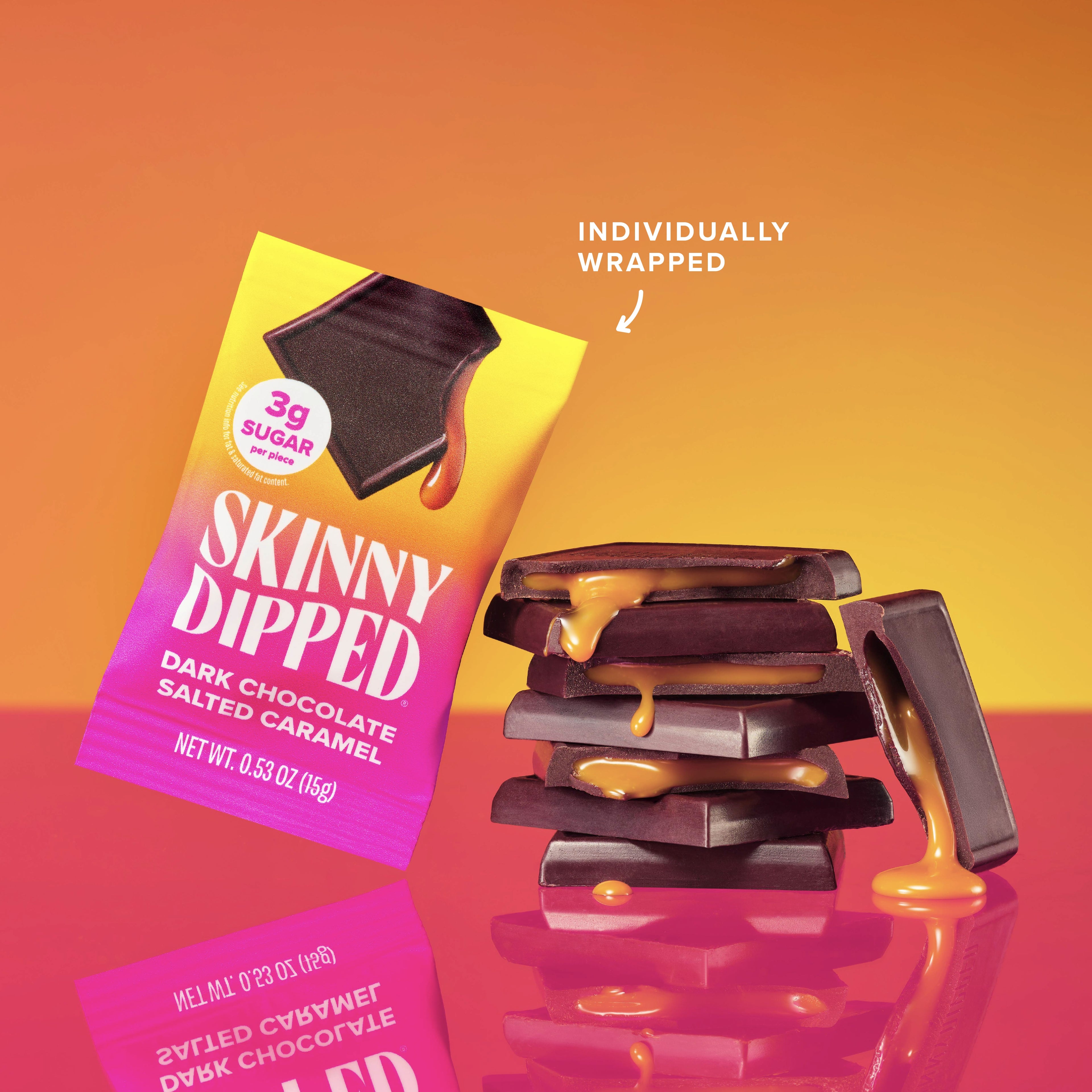 Dark Chocolate Salted Caramel Bites
