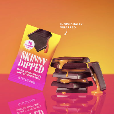 Dark Chocolate Salted Caramel Bites