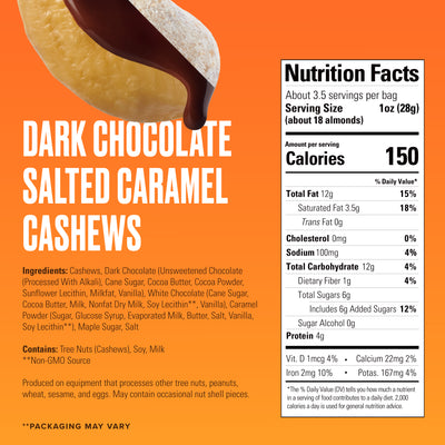 Dark Chocolate Salted Caramel Cashews