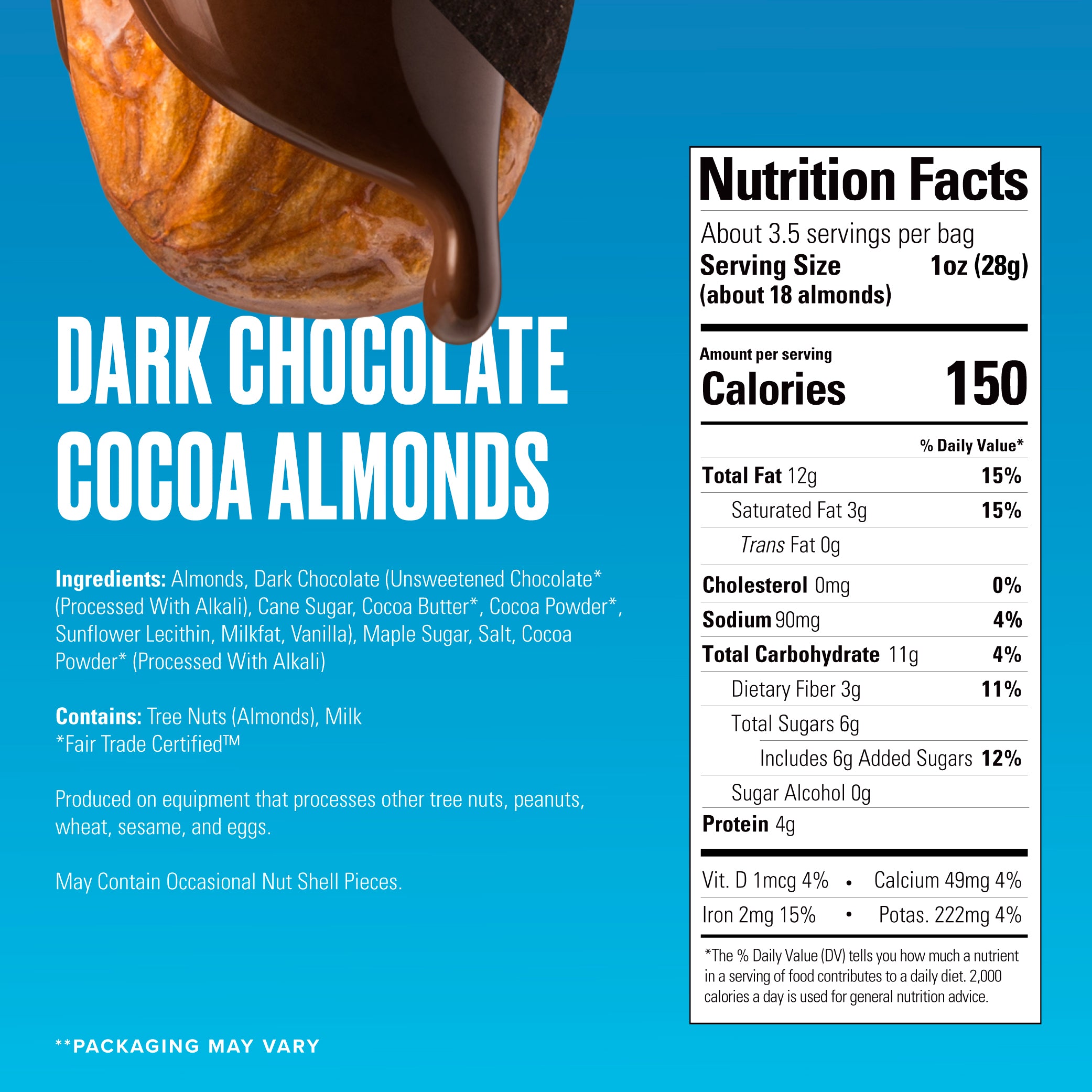 Dark Chocolate Cocoa Almonds