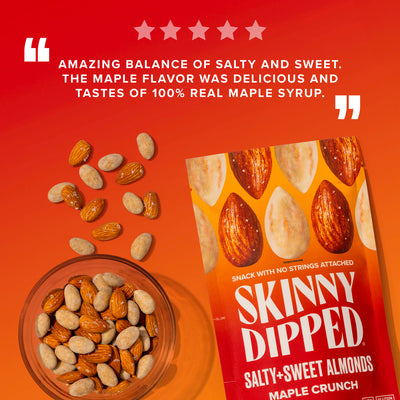 Salty + Sweet Maple Crunch Almonds