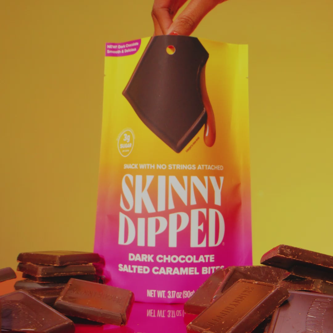 Dark Chocolate Salted Caramel Bites