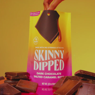 Dark Chocolate Salted Caramel Bites